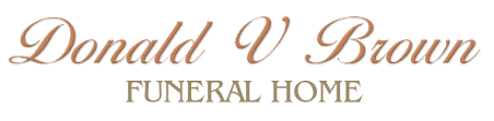 Donald V. Brown Funeral Home logo